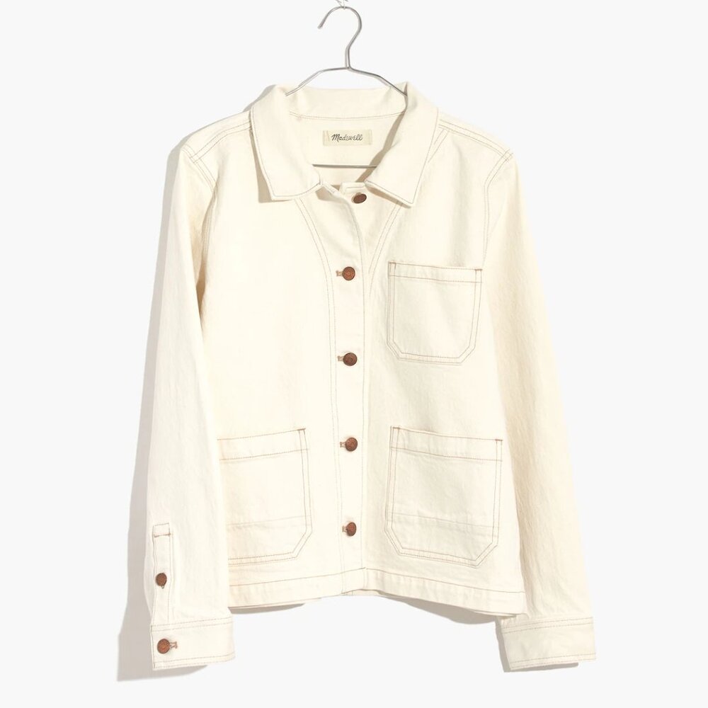 Madewell Cream Jean Jacket